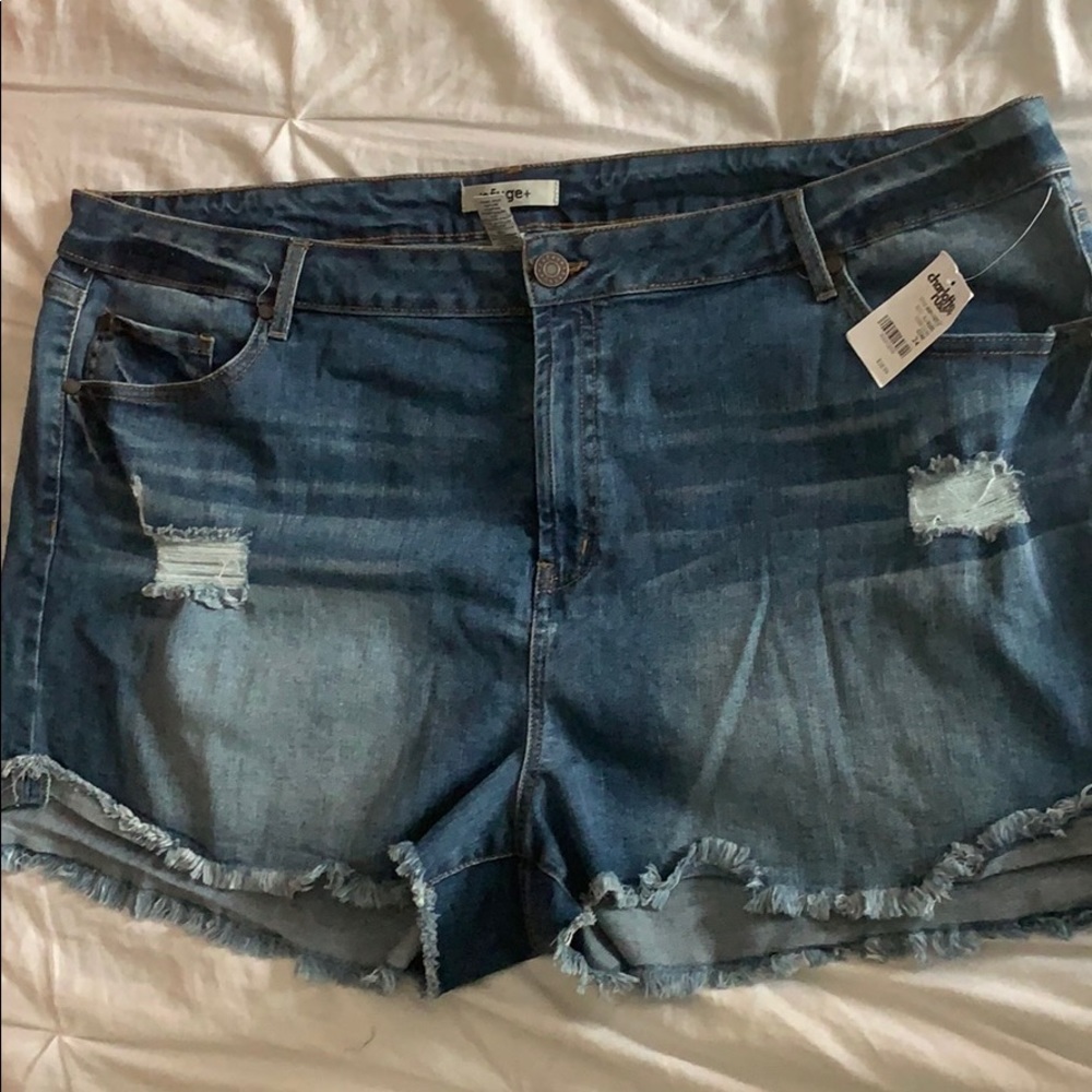 Denim shorts